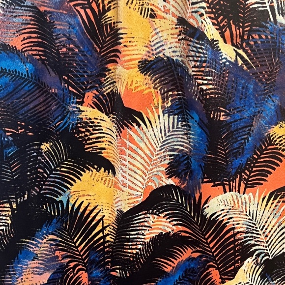 RACHEL ROY Keyhole back with Palm Trees and Sunsets Print Slip Cocktail Dress 6 - Picture 12 of 17